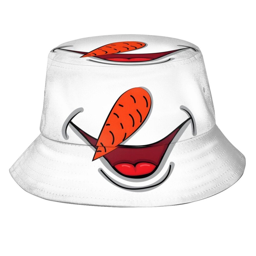 5923 Christmas Snowman Bucket Hat Merry Christmas Fisherman Hats Outdoor